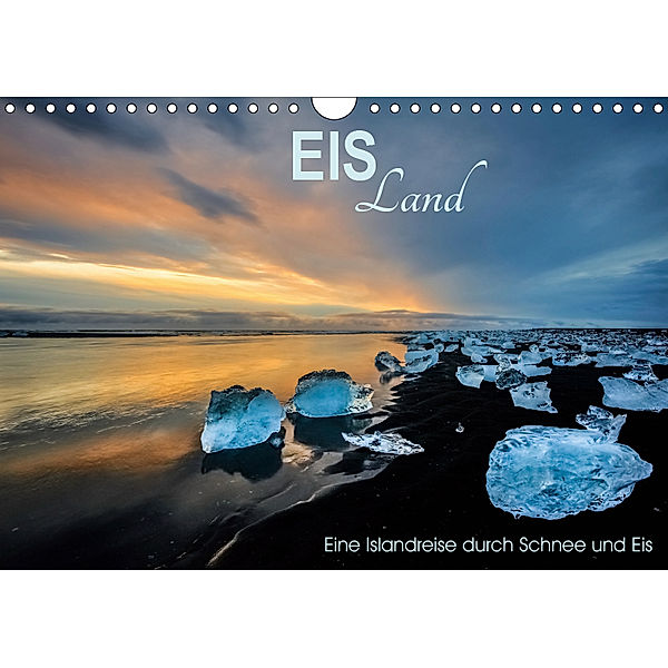 EISLand - Eine Islandreise durch Schnee und Eis (Wandkalender 2019 DIN A4 quer), Irma van der Wiel