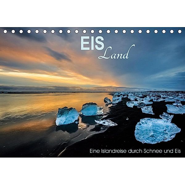 EISLand - Eine Islandreise durch Schnee und Eis (Tischkalender 2021 DIN A5 quer), Irma van der Wiel