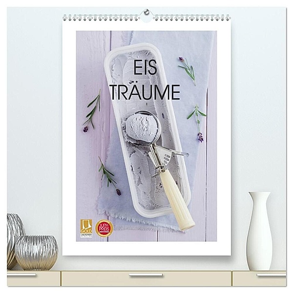 Eisträume (hochwertiger Premium Wandkalender 2024 DIN A2 hoch), Kunstdruck in Hochglanz, Elisabeth Cölfen