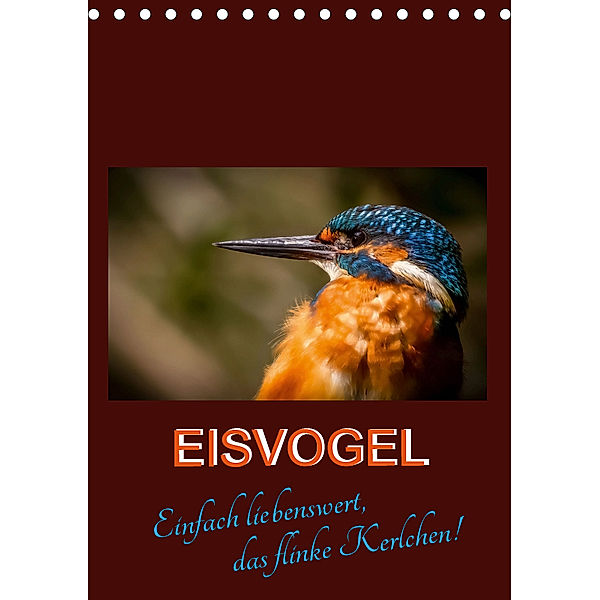 Eisvogel - einfach liebenswert, das flinke Kerlchen (Tischkalender 2019 DIN A5 hoch), Carl-Peter Herbolzheimer