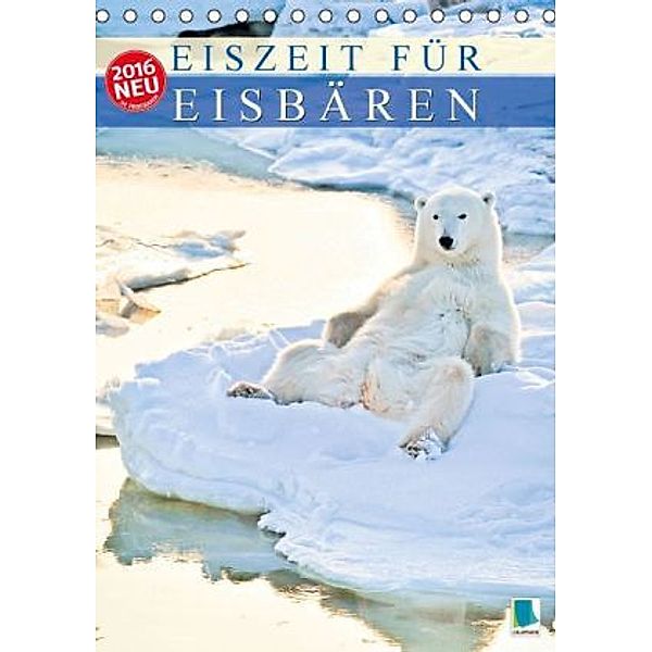 Eiszeit für Eisbären (Tischkalender 2016 DIN A5 hoch), Calvendo