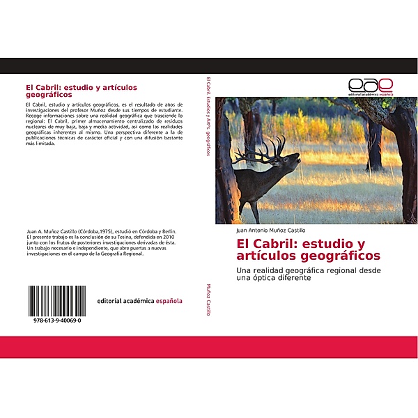 El Cabril: estudio y artículos geográficos, Juan Antonio Muñoz Castillo