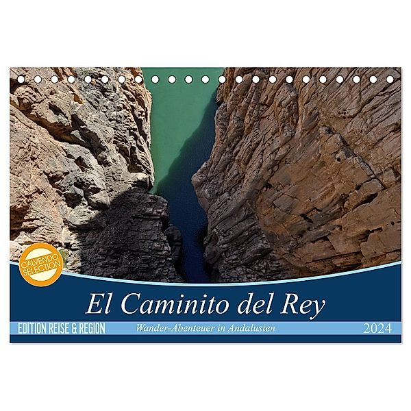 El Caminito del Rey (Tischkalender 2024 DIN A5 quer), CALVENDO Monatskalender, Jorge Maga