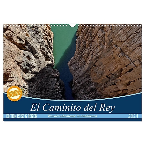 El Caminito del Rey (Wandkalender 2024 DIN A3 quer), CALVENDO Monatskalender, Jorge Maga