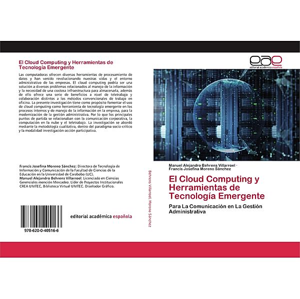 El Cloud Computing y Herramientas de Tecnología Emergente, Manuel Alejandro Behrens Villarroel, Francis Josefina Moreno Sánchez