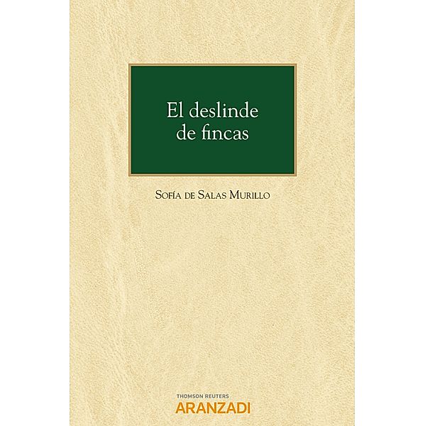 El deslinde de fincas / Monografía Bd.1266, Sofía de Salas Murillo