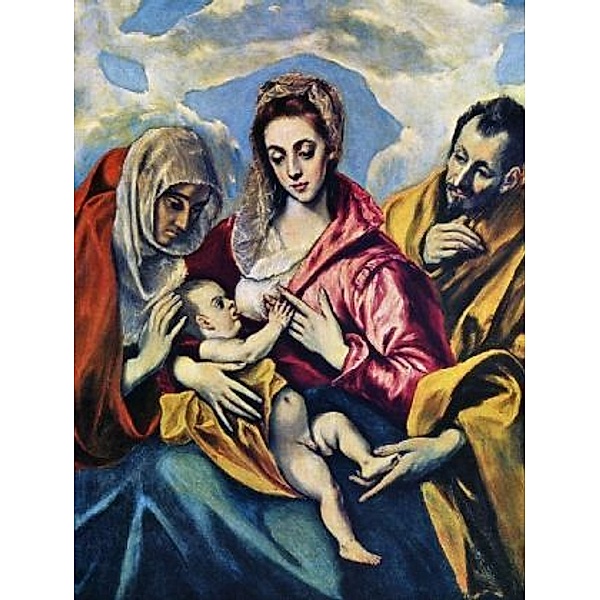 El Greco - Hl. Familie - 100 Teile (Puzzle)