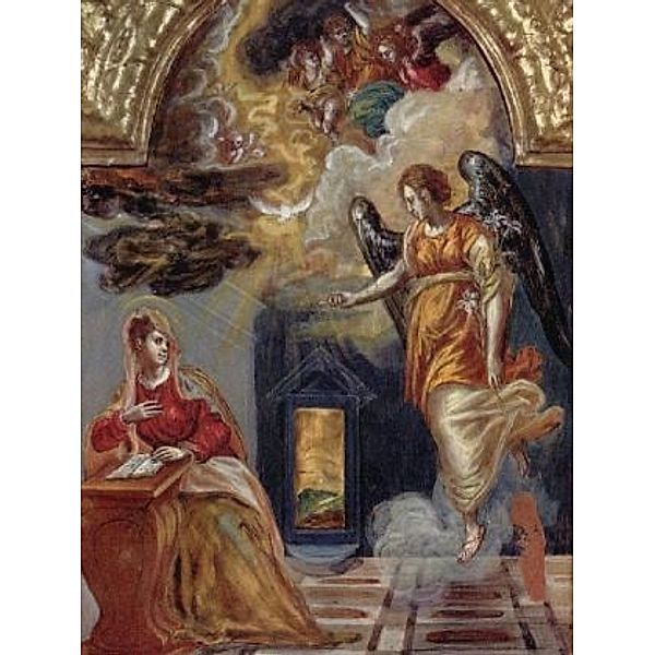 El Greco - Polyptychon der d'Este, Szene: Verkündigung an Maria - 1.000 Teile (Puzzle)