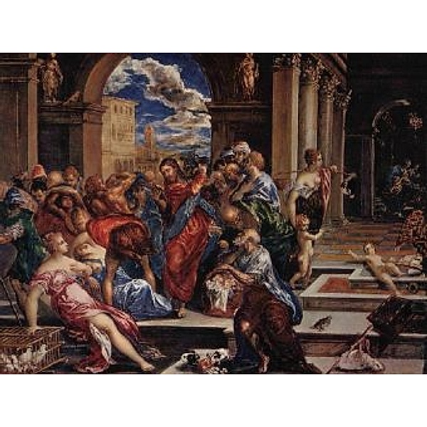 El Greco - Vertreibung der Händler aus dem Tempel - 1.000 Teile (Puzzle)