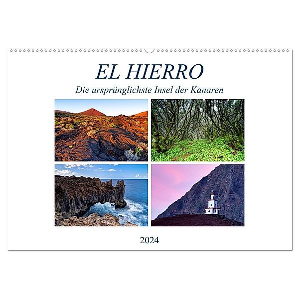 El Hierro - Die ursprünglichste Insel der Kanaren (Wandkalender 2024 DIN A2 quer), CALVENDO Monatskalender, Sandra Schänzer