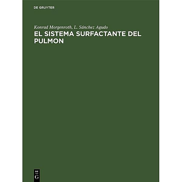 El sistema surfactante del pulmon, Konrad Morgenroth, L. Sánchez Agudo