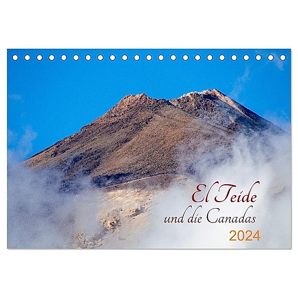El Teide und die Canadas (Tischkalender 2024 DIN A5 quer), CALVENDO Monatskalender, ape21