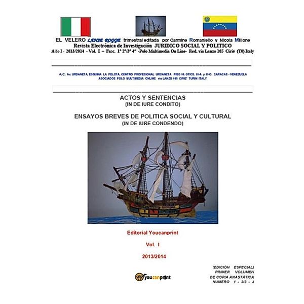 EL VELERO LANSE ROGGE - Raccolta Volume 1, Carmine Romaniello e Nicola Milione