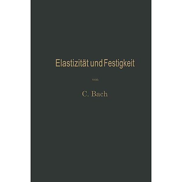 Elastizität und Festigkeit, Karl von Bach, Richard Baumann