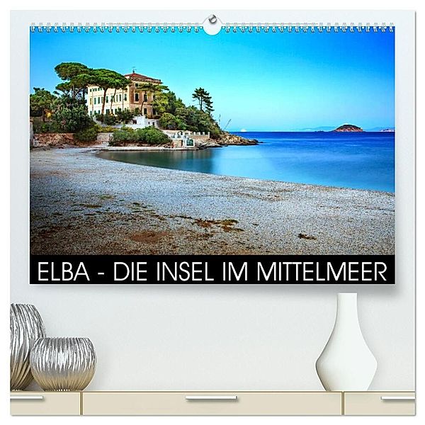 Elba - die Insel im Mittelmeer (hochwertiger Premium Wandkalender 2024 DIN A2 quer), Kunstdruck in Hochglanz, Val Thoermer