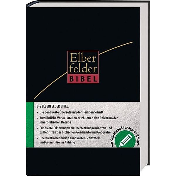 Elberfelder Bibel - mit Schreibrand, Leder