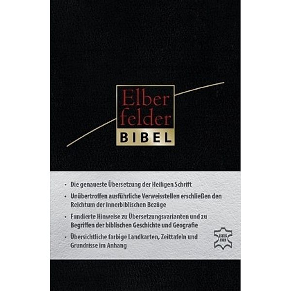 Elberfelder Bibel - Taschenausgabe, Leder m. Reißverschluss