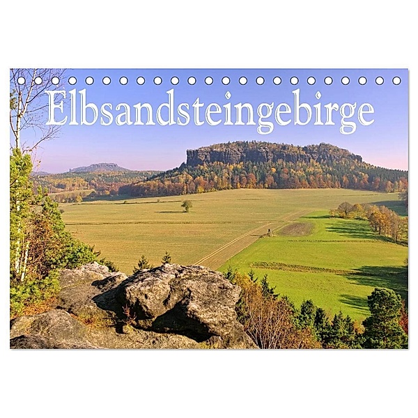 Elbsandsteingebirge (Tischkalender 2024 DIN A5 quer), CALVENDO Monatskalender, LianeM