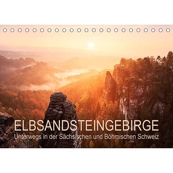 Elbsandsteingebirge: Unterwegs in der Sächsischen und Böhmischen Schweiz (Tischkalender 2023 DIN A5 quer), Gerhard Aust