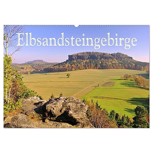 Elbsandsteingebirge (Wandkalender 2024 DIN A2 quer), CALVENDO Monatskalender, LianeM