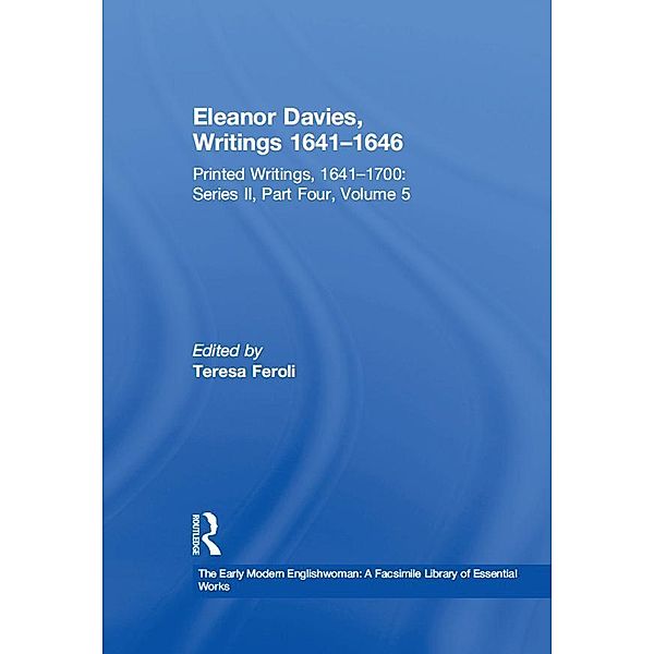 Eleanor Davies, Writings 1641-1646