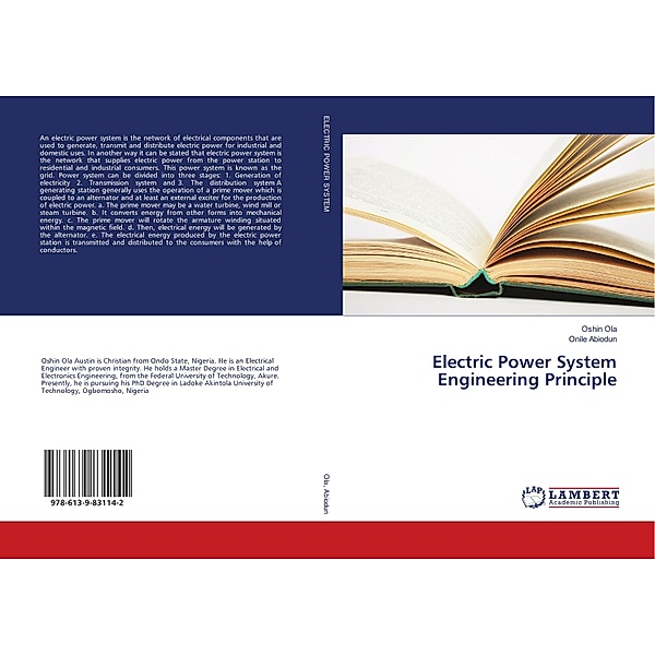 Electric Power System Engineering Principle, Oshin Ola, Onile Abiodun
