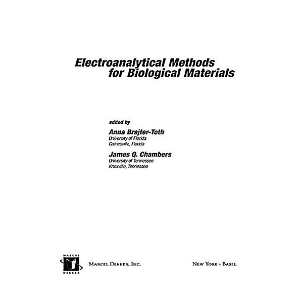 Electroanalytical Methods Of Biological Materials