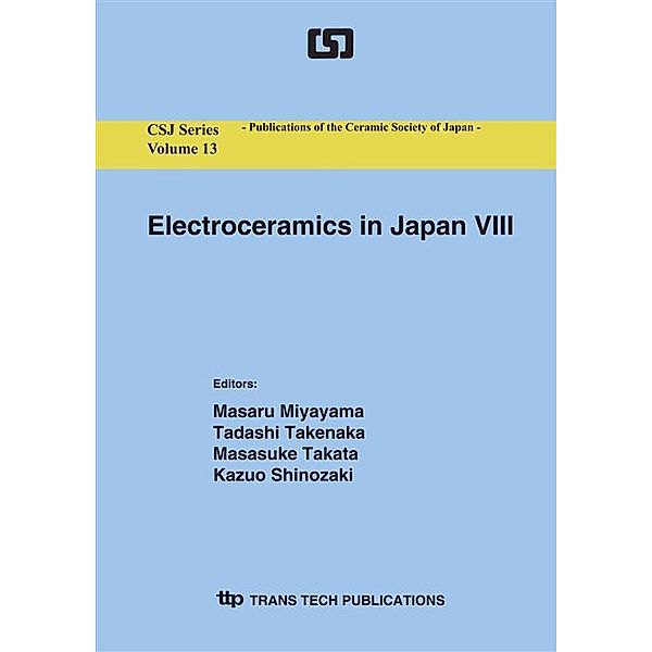 Electroceramics in Japan VIII
