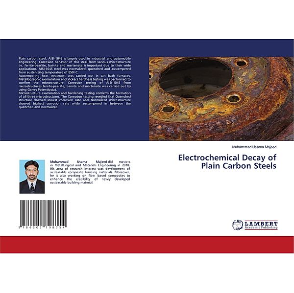 Electrochemical Decay of Plain Carbon Steels, Muhammad Usama Majeed