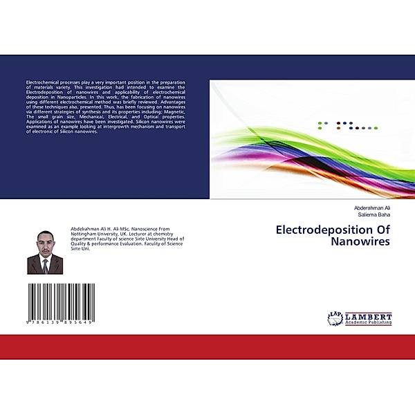 Electrodeposition Of Nanowires, Abderahman Ali, Saliema Baha