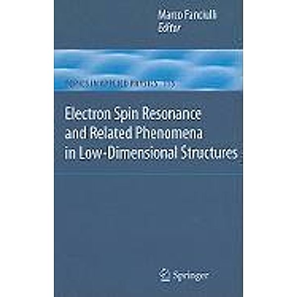 Electron Spin Resonance and Related Phenomena in Low-Dimensional Structures / Topics in Applied Physics Bd.115