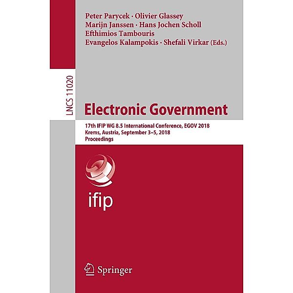 Electronic Government / Lecture Notes in Computer Science Bd.11020
