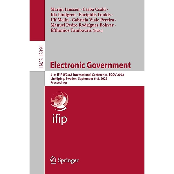 Electronic Government / Lecture Notes in Computer Science Bd.13391