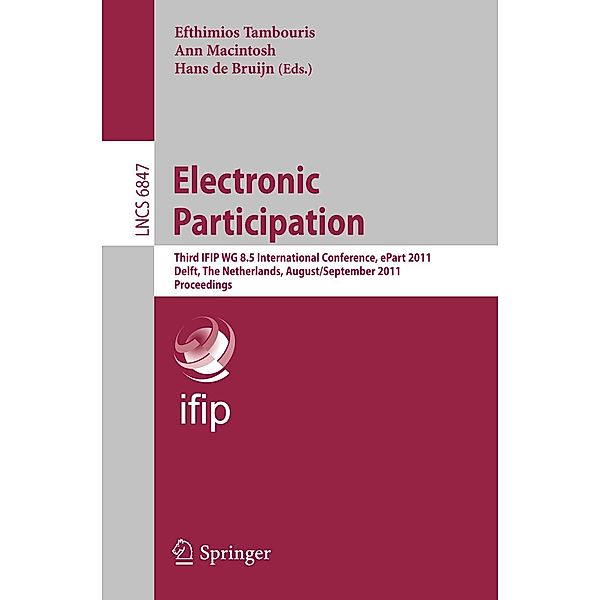 Electronic Participation / Lecture Notes in Computer Science Bd.6847