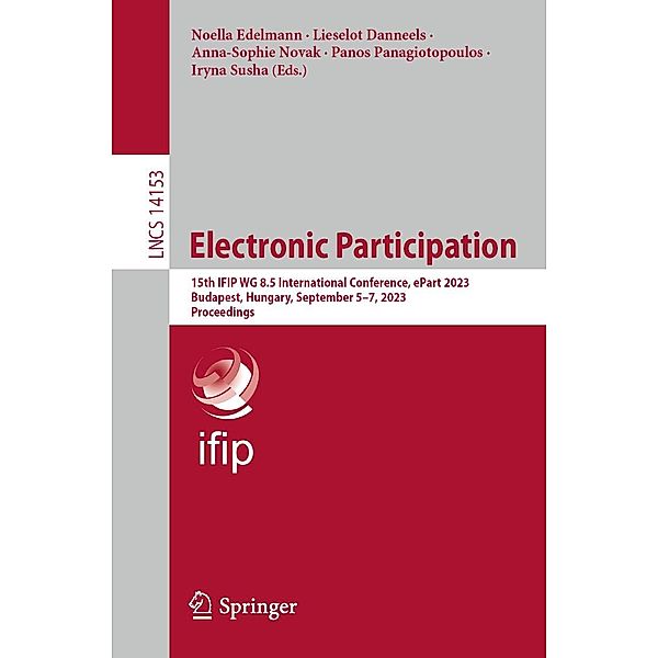 Electronic Participation / Lecture Notes in Computer Science Bd.14153