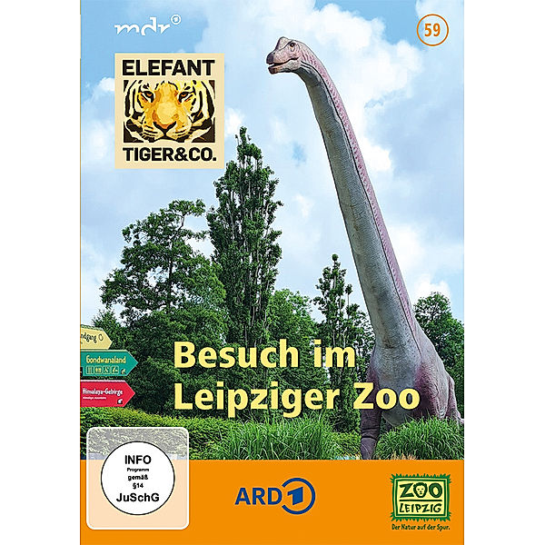 Elefant, Tiger & Co. - Besuch im Leipziger Zoo,1 DVD