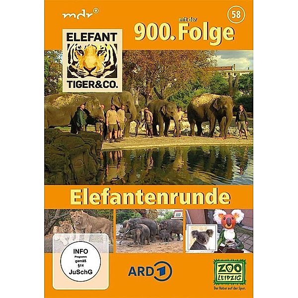 Elefant, Tiger & Co. - Elefantenrunde mit der 900. Folge,1 DVD