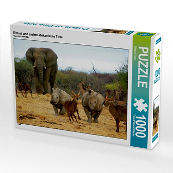 Elefant und andere afrikanische Tiere (Puzzle), Eduard Tkocz