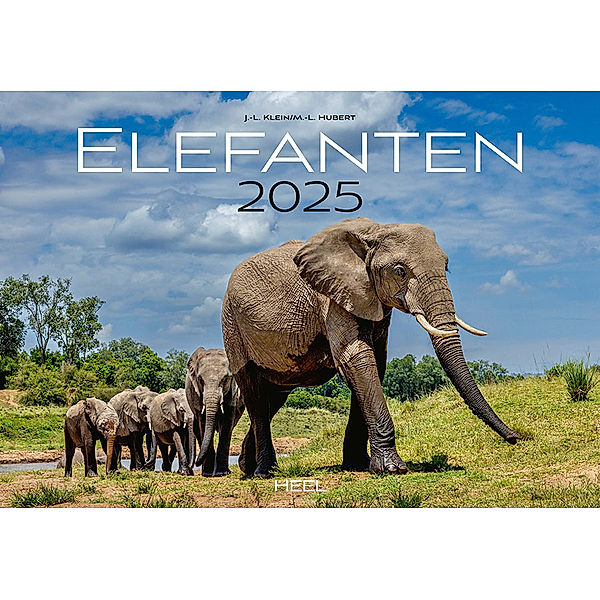 Elefanten Kalender 2025, J.-L. Klein, M.-L. Hubert