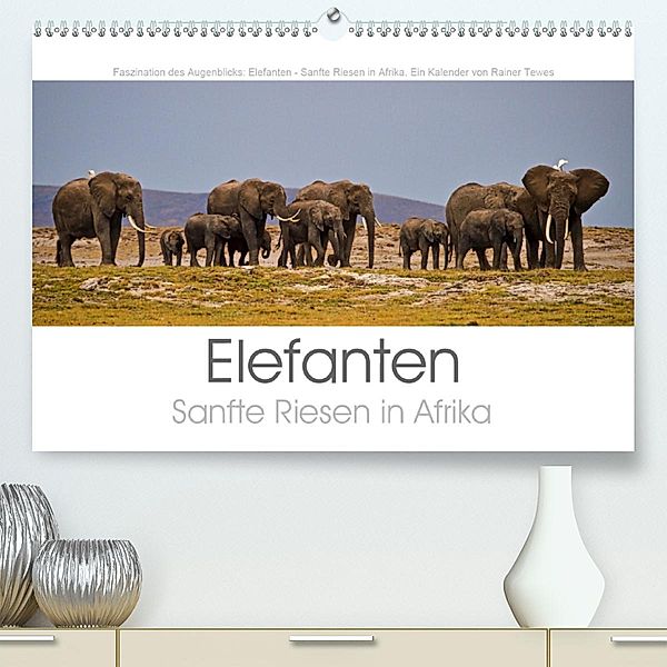Elefanten - Sanfte Riesen in Afrika (Premium-Kalender 2020 DIN A2 quer), Rainer Tewes
