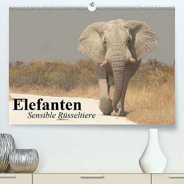 Elefanten. Sensible Rüsseltiere (Premium, hochwertiger DIN A2 Wandkalender 2020, Kunstdruck in Hochglanz), Elisabeth Stanzer