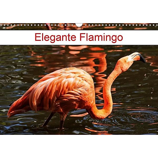 Elegante Flamingo (Wandkalender 2020 DIN A3 quer)