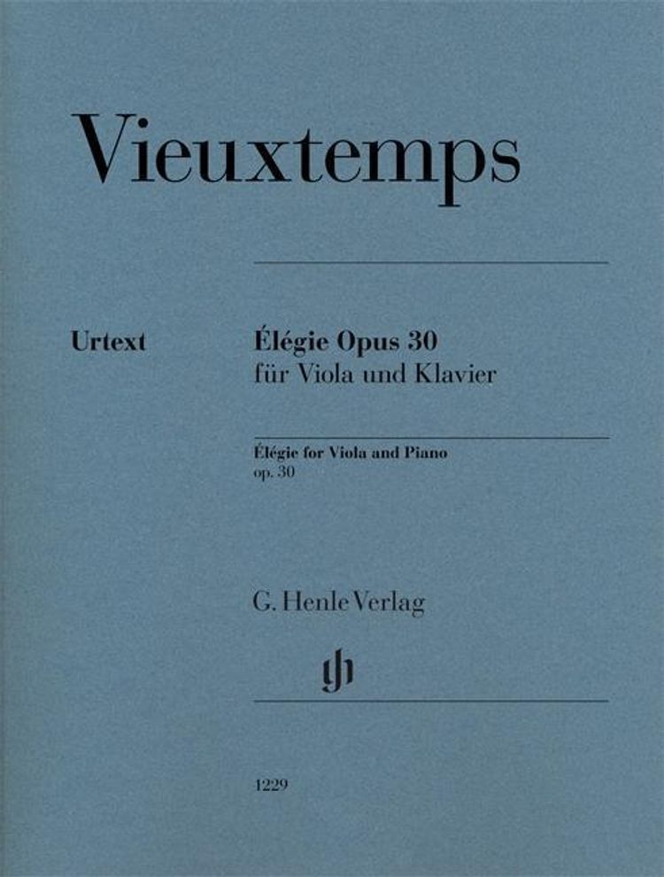 Élégie op.30 f-moll, für Viola und Klavier Buch versandkostenfrei