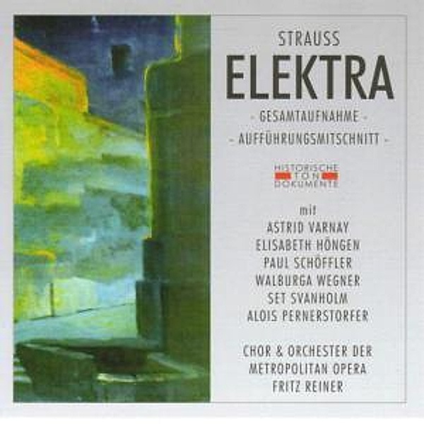 Elektra (Ga), Chor & Orch.Der Metropolitan Opera