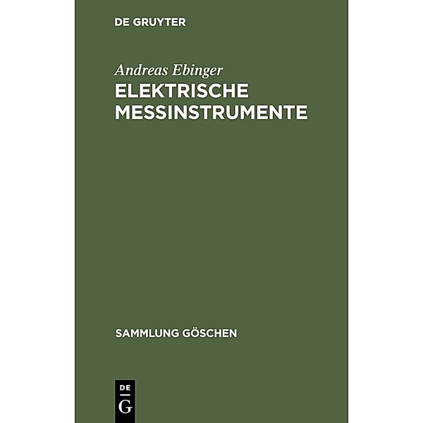 Elektrische Messinstrumente, Andreas Ebinger