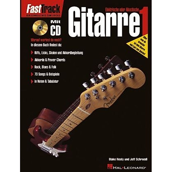 Elektrische oder Akustische Gitarre, m. Audio-CD, Blake Neely, Jeff Schroedl