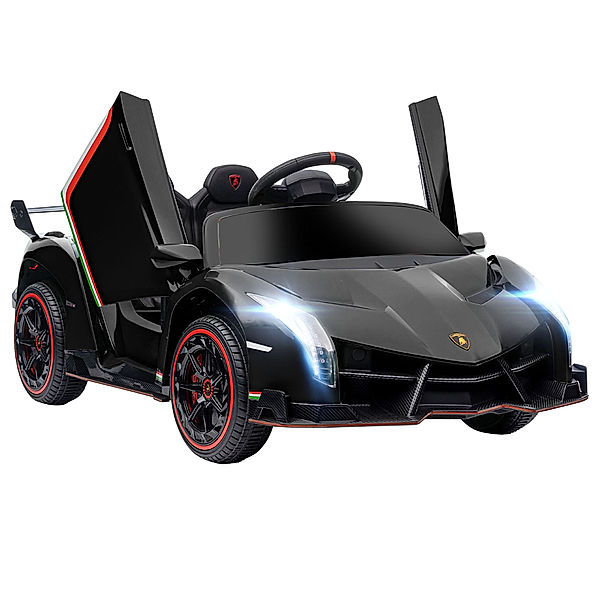 Homcom Elektro-Kinderauto mit MP3 schwarz (Farbe: schwarz)