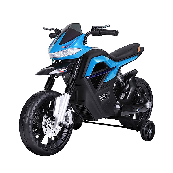 Homcom Elektro-Motorrad für Kinder (Farbe: blau)