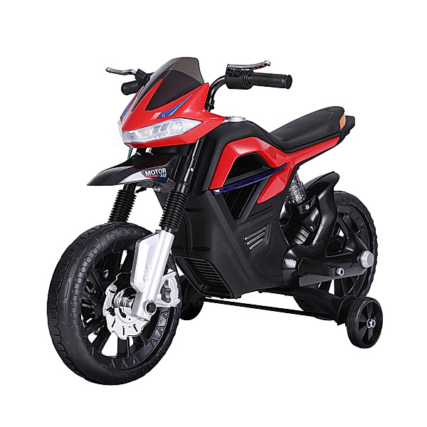 Homcom Elektro-Motorrad für Kinder (Farbe: rot)