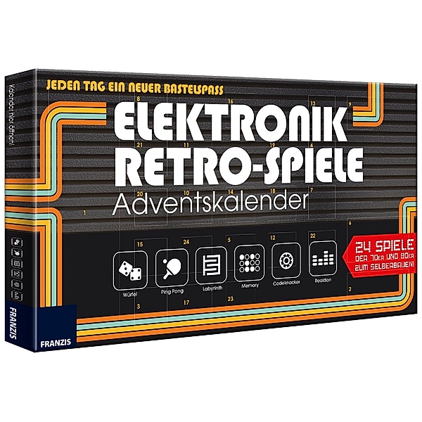 Elektronik Retro-Spiele Adventskalender 2021, Burkhard Kainka